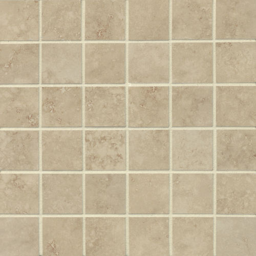 Roma 2" x 2" Floor & Wall Mosaic in Almond