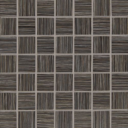 Runway 1-1/2" x 1-1/2" Floor & Wall Mosaic in Ebony