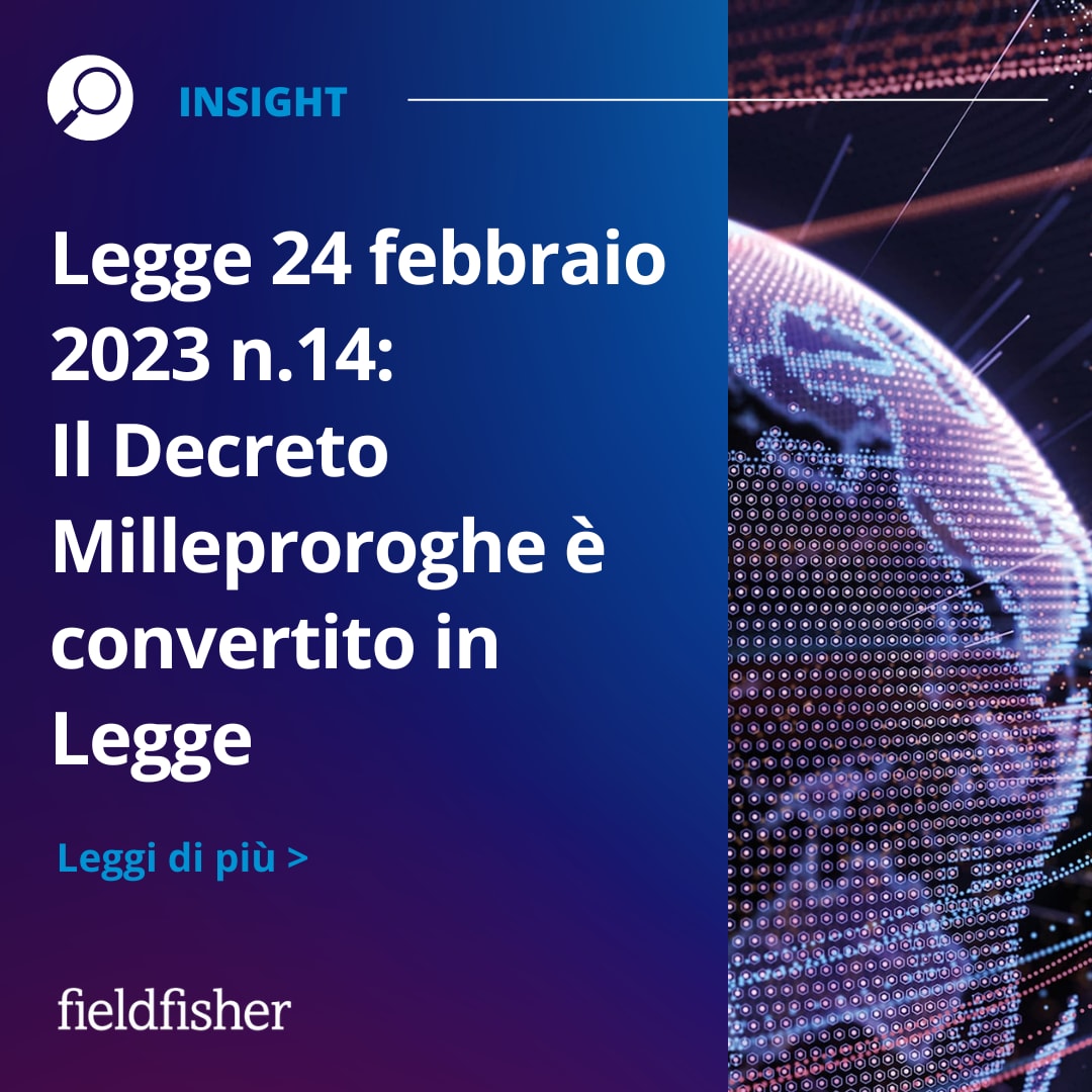 Legge 24 febbraio 2023 n. 14 Il Decreto Milleproroghe è convertito in