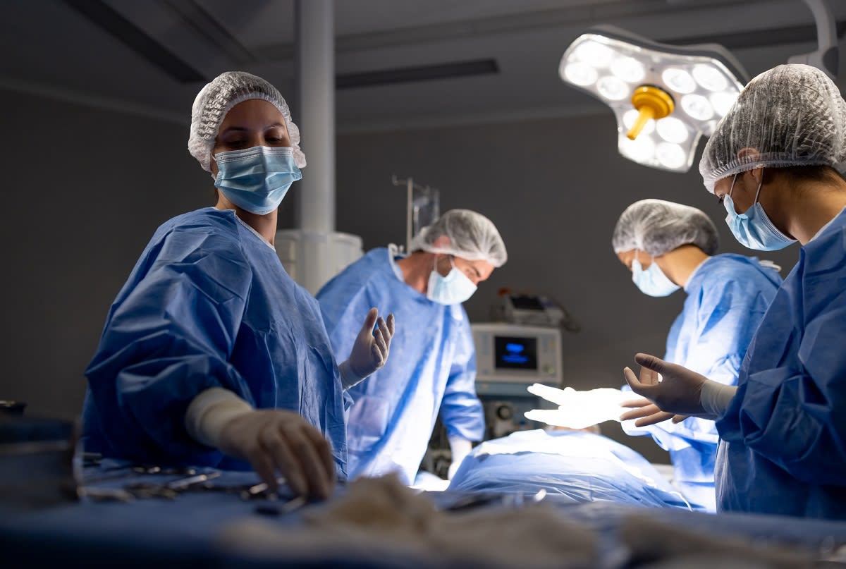 Surgical error and bowel perforation claim against St