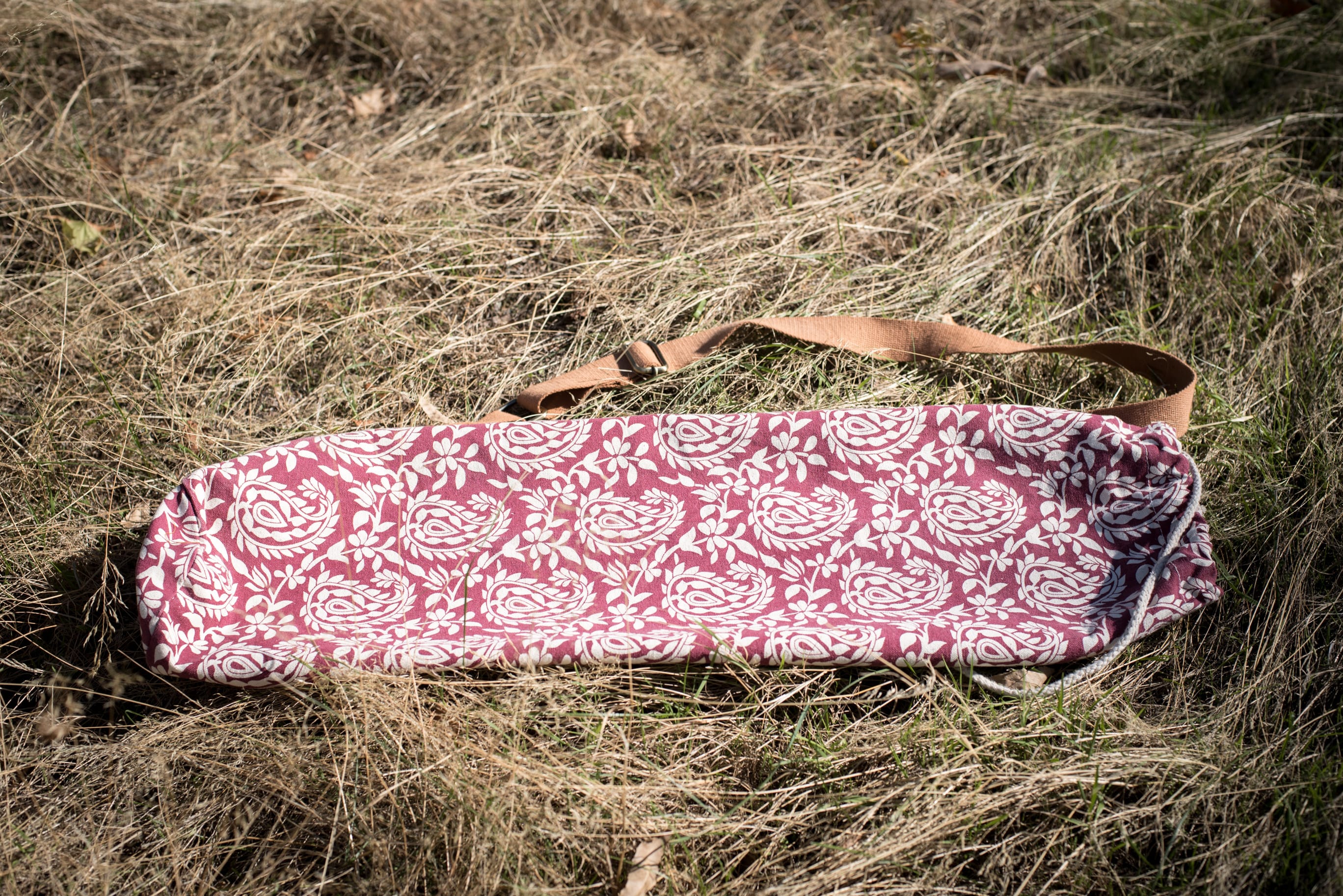 sac tapis de yoga en coton