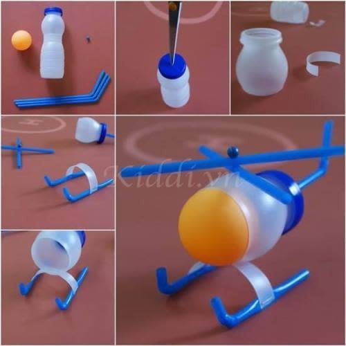 Tận dụng chai nhựa làm đồ chơi cực kì đáng yêu cho bé