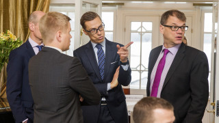 Juha Sipilän hallitus kokoontui kehysriiheensä Kesärannassa tiistaiaamuna.