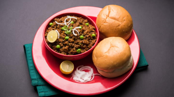Kheema pav is even more delicious with a poached egg or two.
