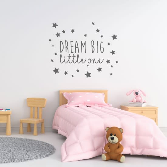 Dream big little one / wallsticker Dream big little one / wallsticker
