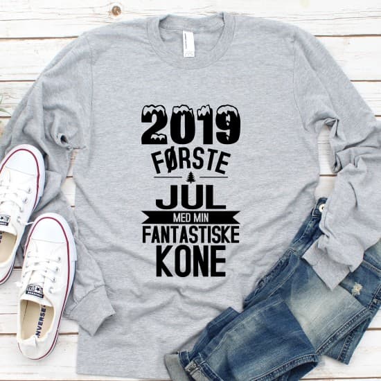 Første jul med min fantastiske kone - strygemærke Første jul med min fantastiske kone - strygemærke