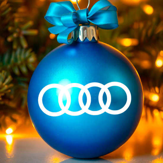 strygestof af høj kvalitet, Audi juleklistermærker til julekugle Audi juleklistermærker til julekugle
