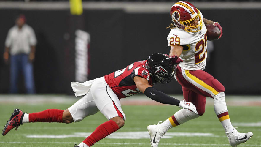 Watch Derrius Guice Unleashes Nasty Stiff Arm In First Game Back