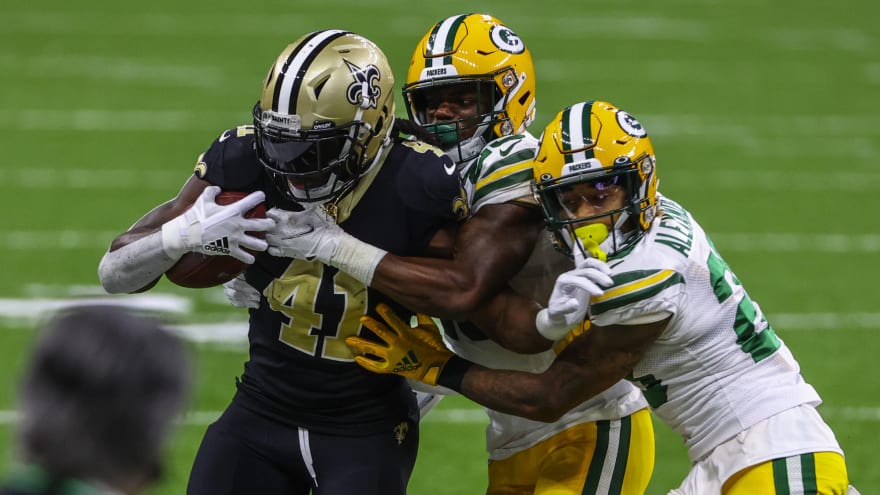 Watch Saints Alvin Kamara Scores Td On Amazing Run Yardbarker