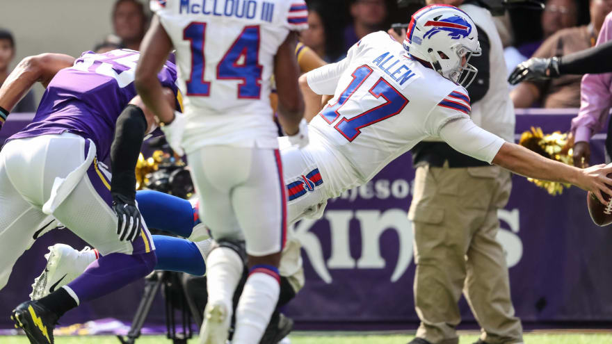 Watch Josh Allen Hurdles Defenders On First Down Run Yardbarker