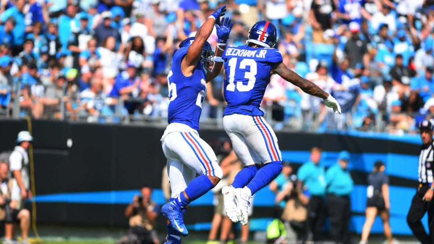 Watch Obj Fires 56 Yard Td To Saquon Barkley Yardbarker