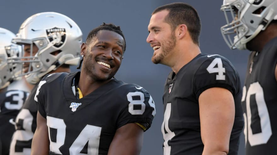 Derek Carr Antonio Brown Issues Caused A Lot Less Drama From The Inside Yardbarker