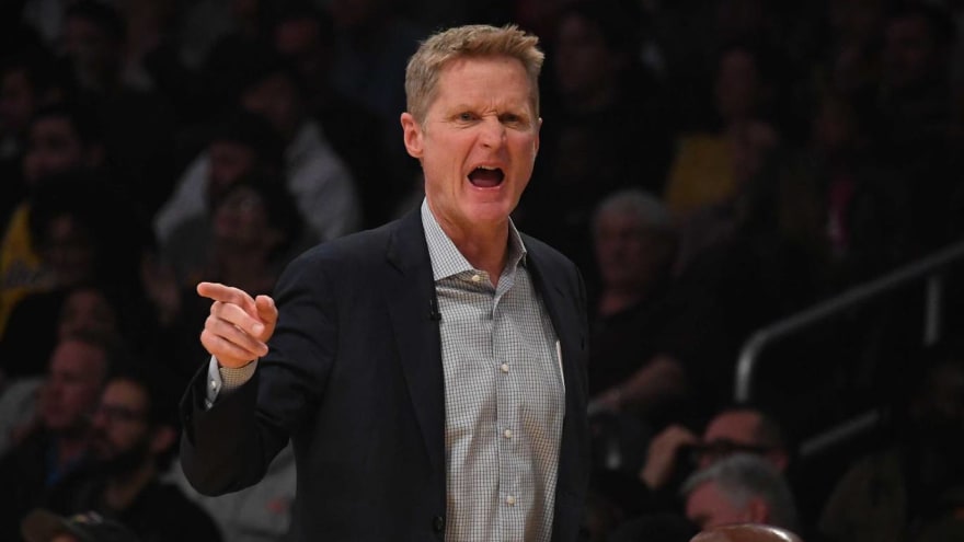 Watch: Steve Kerr has epic meltdown, gets ejected | Yardbarker
