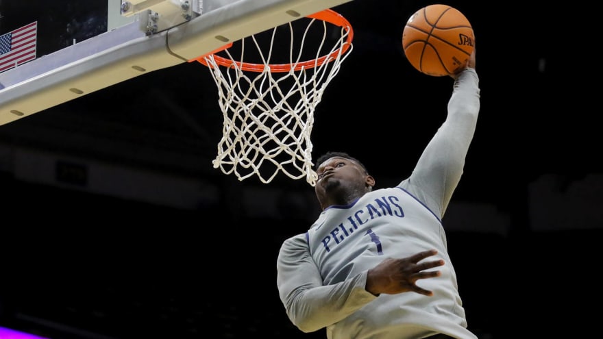 Watch Zion Williamson Throws Down Monster Jam In Preseason Debut