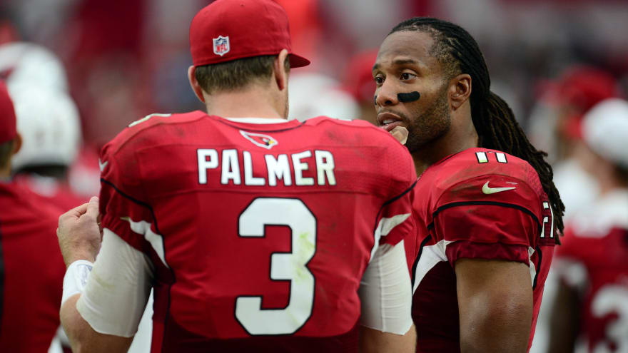 Larry Fitzgerald On Carson Palmer He S Aging Like Fine Wine Yardbarker