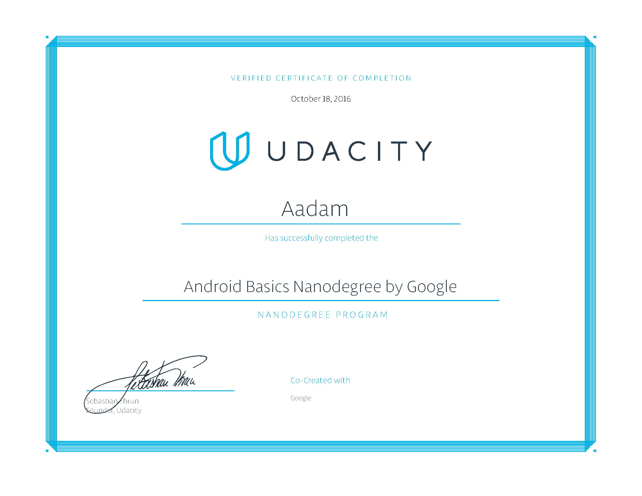 Android Basics Nanodegree