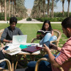 A student studying abroad with Study Abroad in Egypt at the American University in Cairo