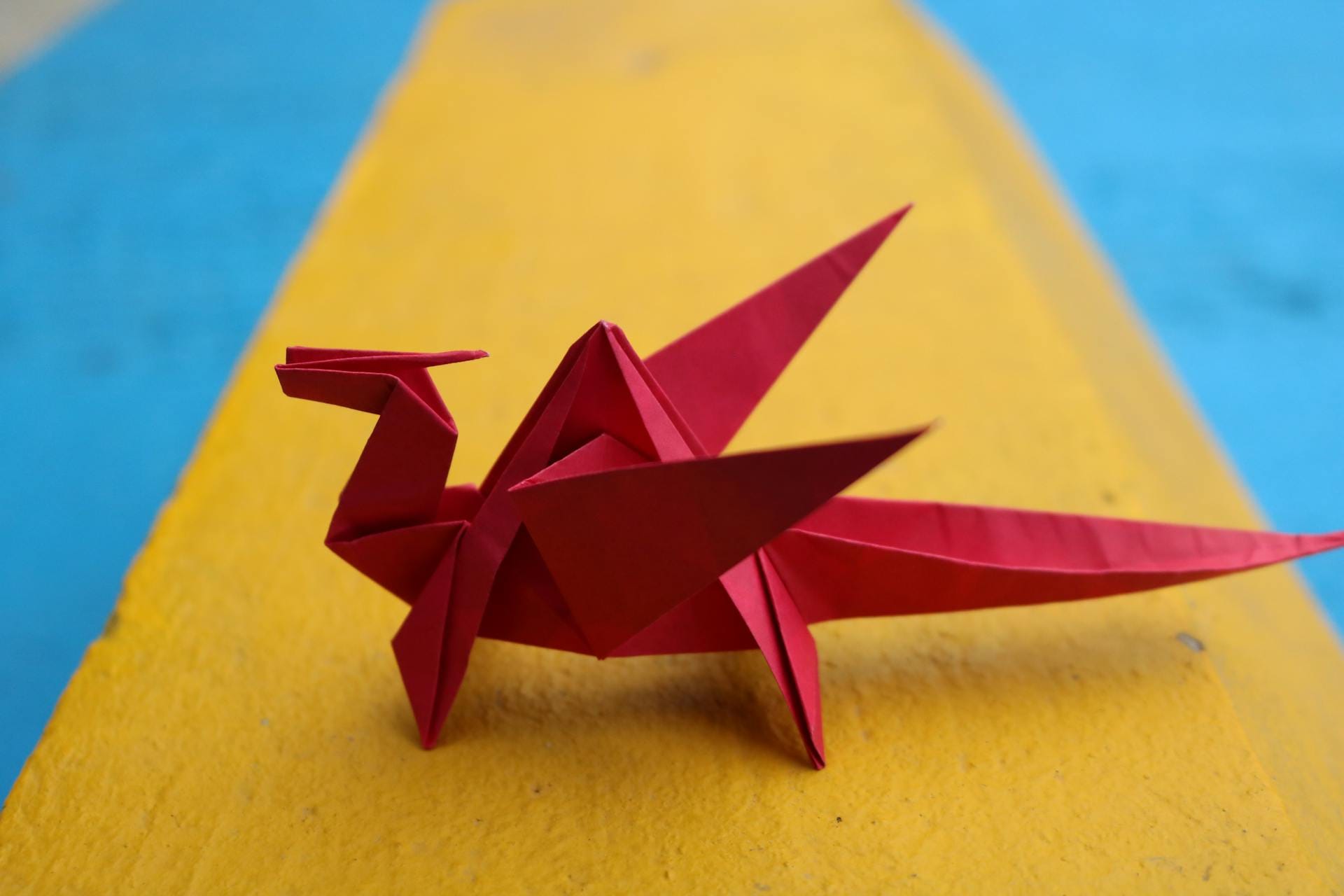 red-origami-paper