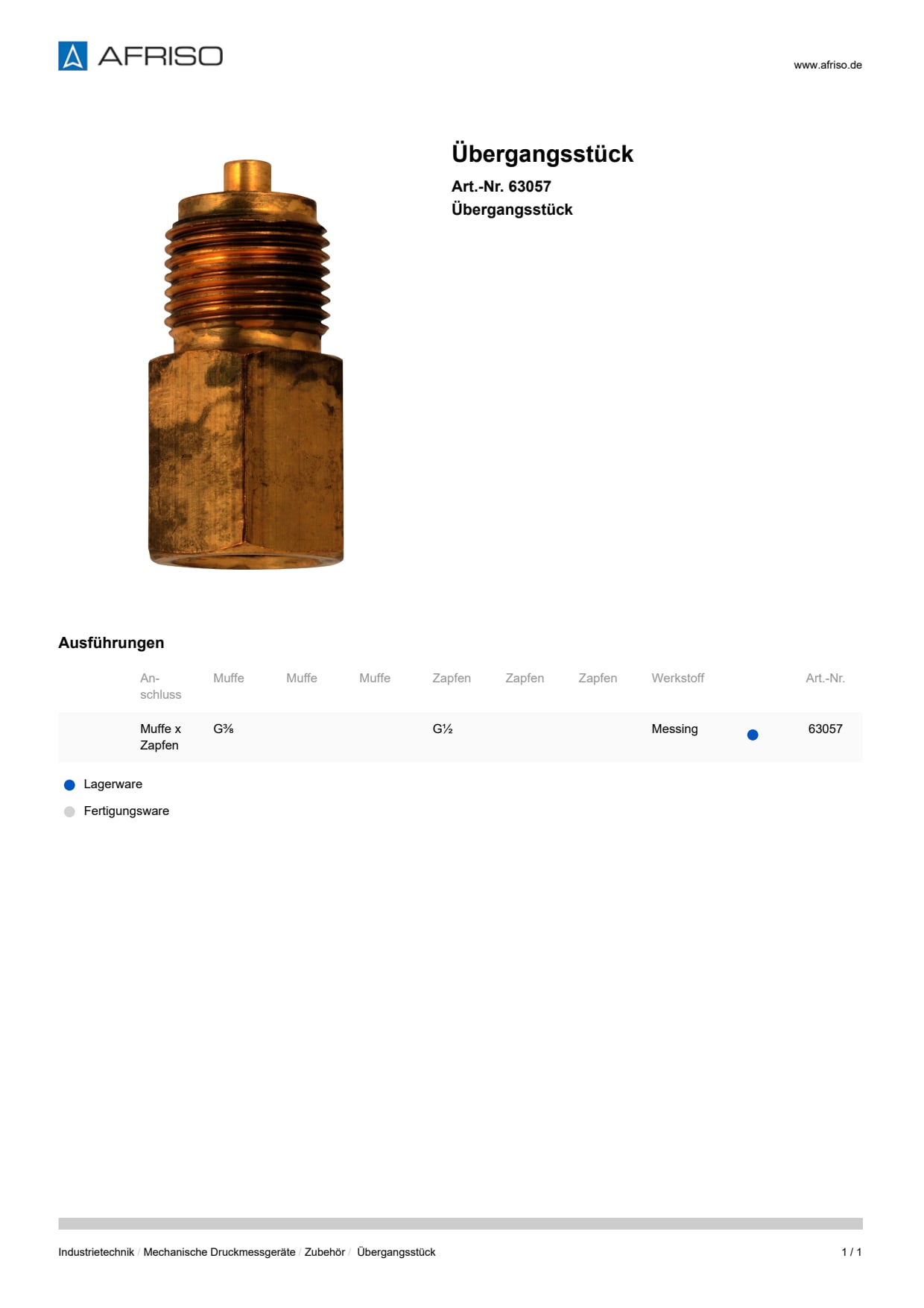AFRISO_UEBERGANGSSTUECK-UEBERGANGSSTUECK_63057_DEU_CHE.PDF