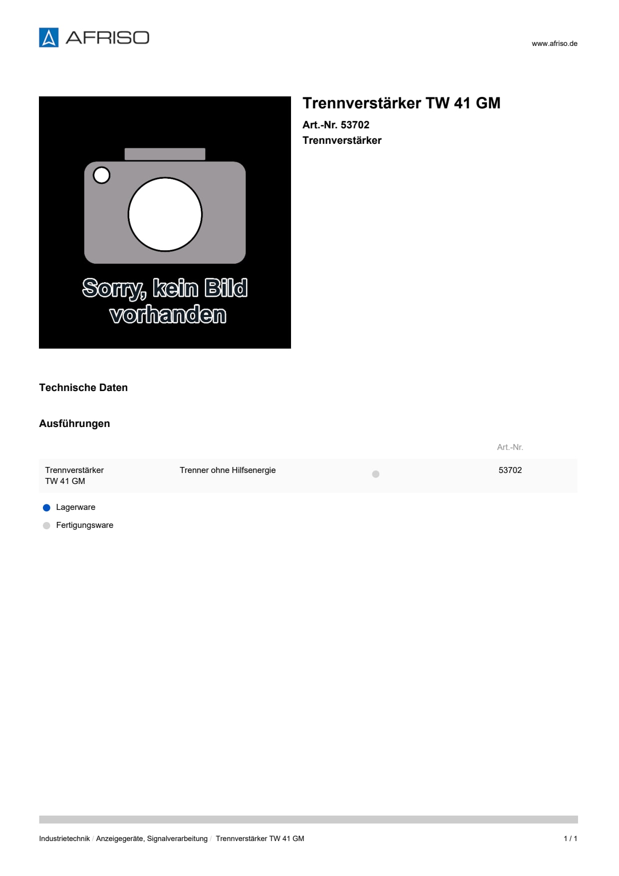 AFRISO_TRENNVERSTAERKER-TW-41-GM-TRENNVERSTAERKER_53702_DEU_CHE.PDF
