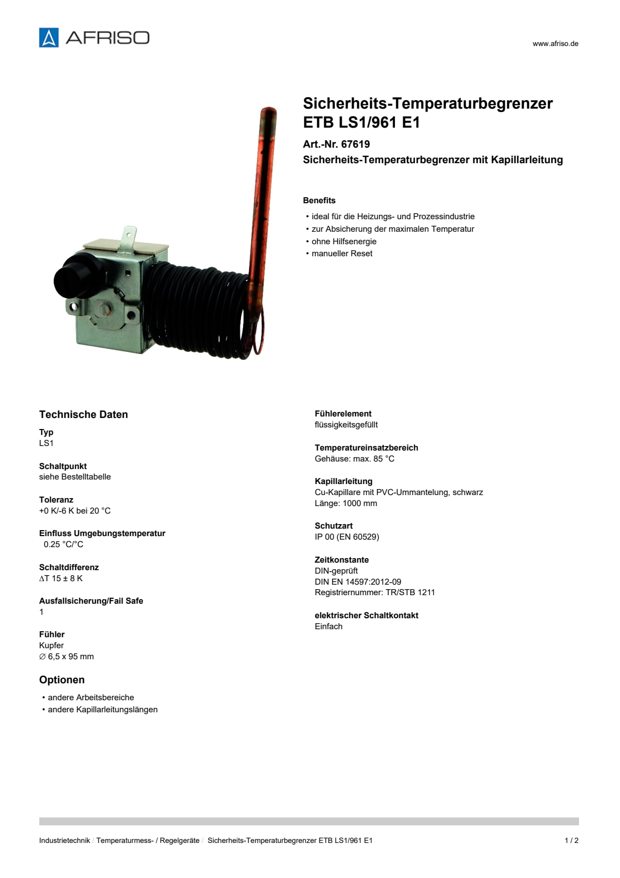 AFRISO_SICHERHEITS-TEMPERATURBEGRENZER-ETB-LS1-961-E1-SICHERHEITS-TEMPERATURBEGRENZER-M_67619_DEU_CHE.PDF