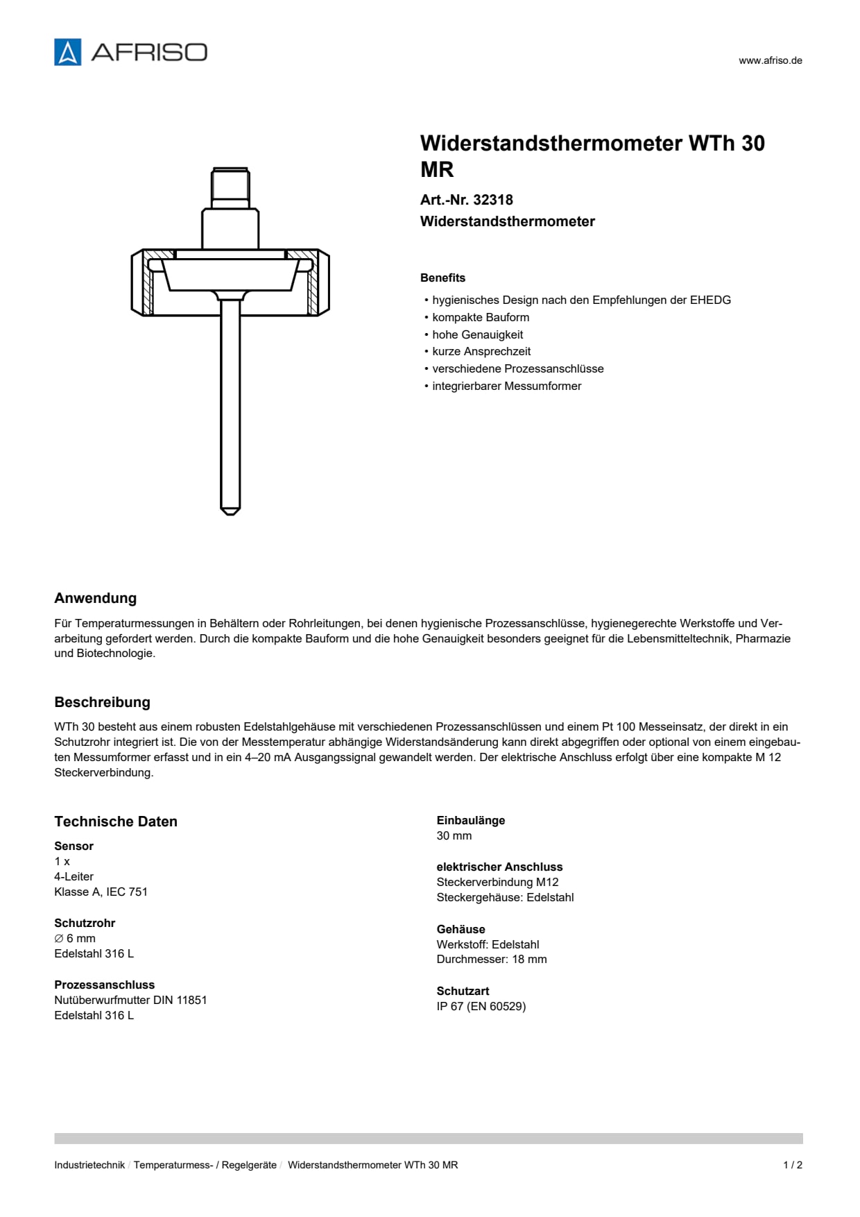 AFRISO_WIDERSTANDSTHERMOMETER-WTH-30-MR-WIDERSTANDSTHERMOMETER_32318_DEU_CHE.PDF