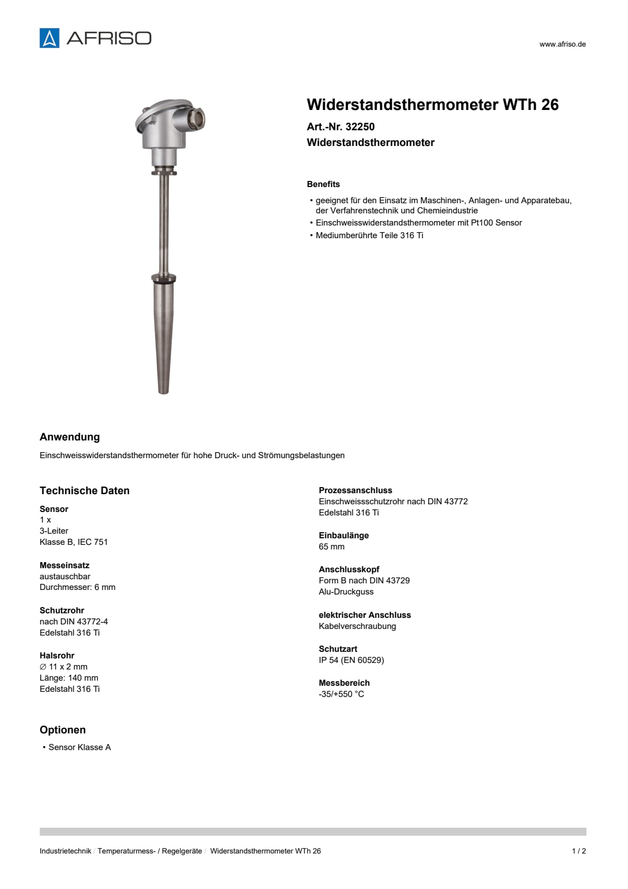 AFRISO_WIDERSTANDSTHERMOMETER-WTH-26-WIDERSTANDSTHERMOMETER_32250_DEU_CHE.PDF
