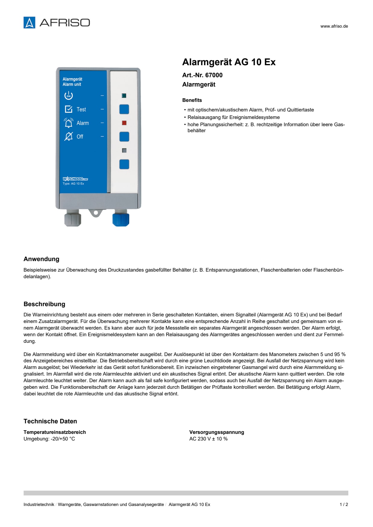 AFRISO_ALARMGERAET-AG-10-EX-ALARMGERAET_67000_DEU_CHE.PDF
