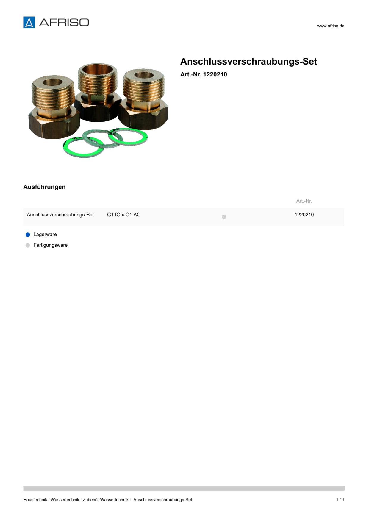 AFRISO_ANSCHLUSSVERSCHRAUBUNGS-SET_1220210_DEU_CHE.PDF