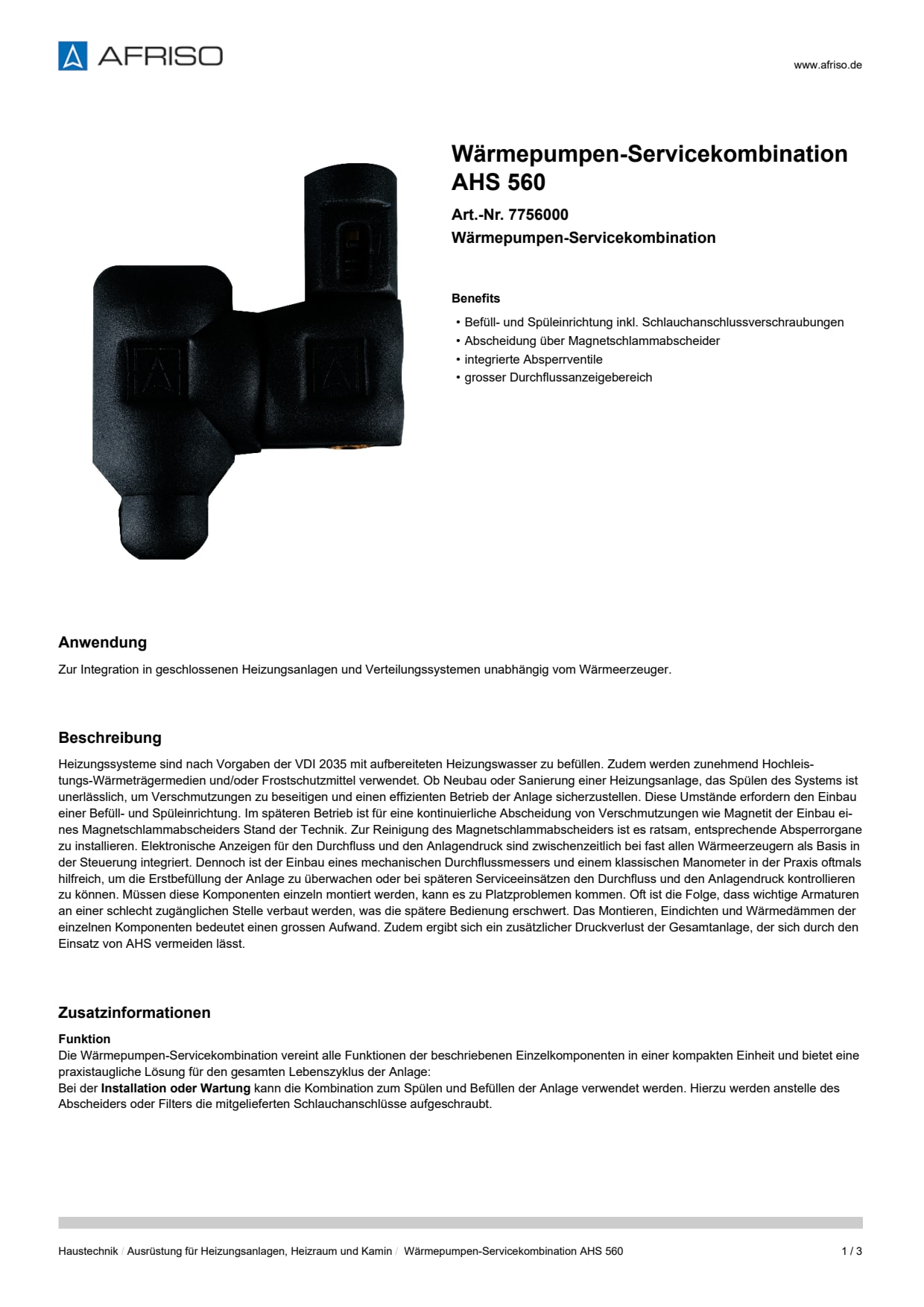 AFRISO_WAERMEPUMPEN-SERVICEKOMBINATION-AHS-560-WAERMEPUMPEN-SERVICEKOMBINATION_7756000_DEU_CHE.PDF