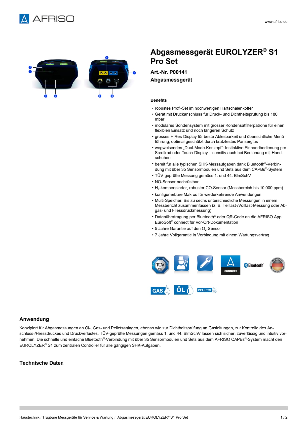 AFRISO_ABGASMESSGERAET-EUROLYZER--S1-PRO-SET-ABGASMESSGERAET_P00141_DEU_CHE.PDF