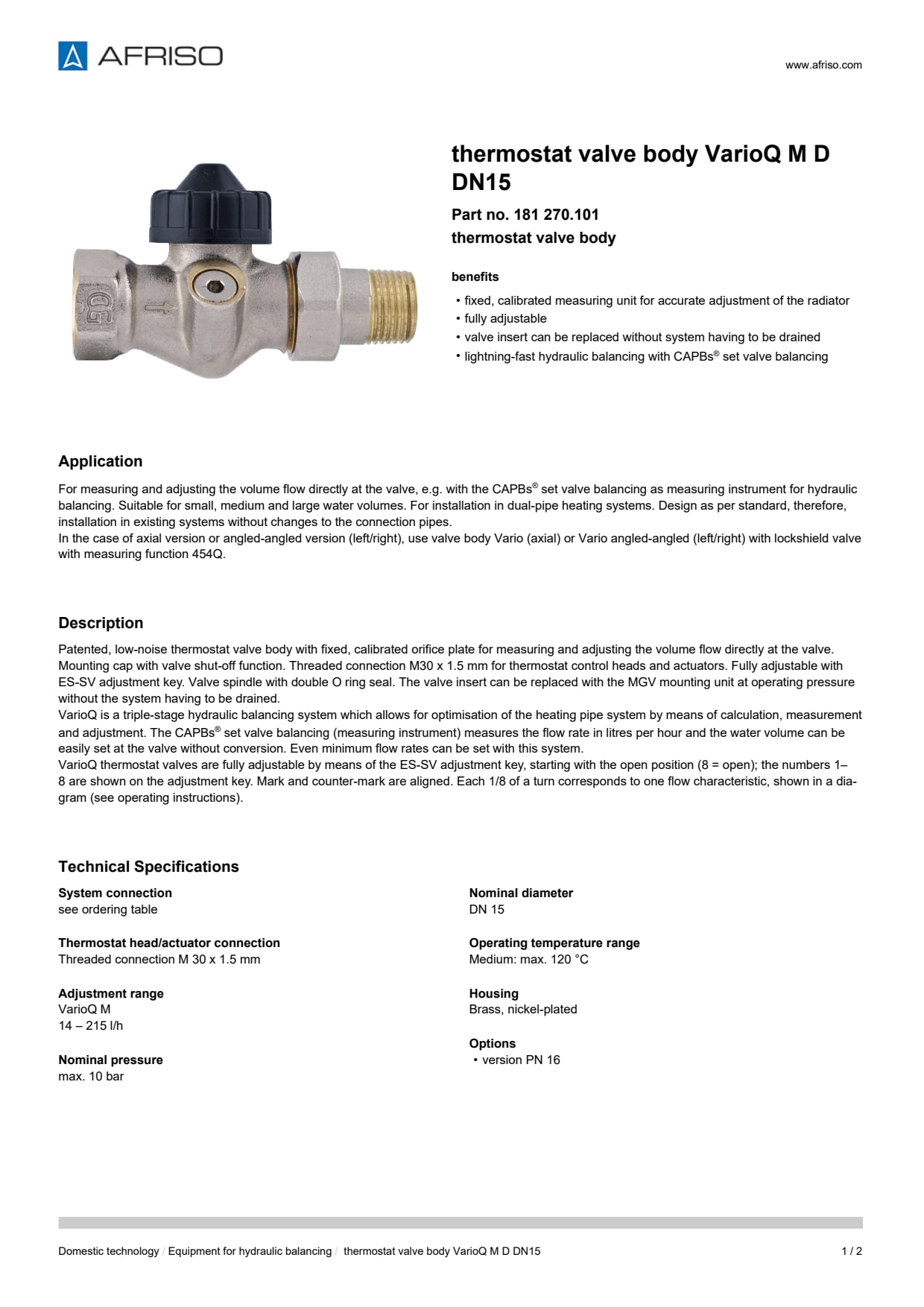 AFRISO_DATA-SHEET_THERMOSTAT-VALVE-BODY_VARIOQ-M_D-DN15_181-270-101_ENG_GBR.PDF