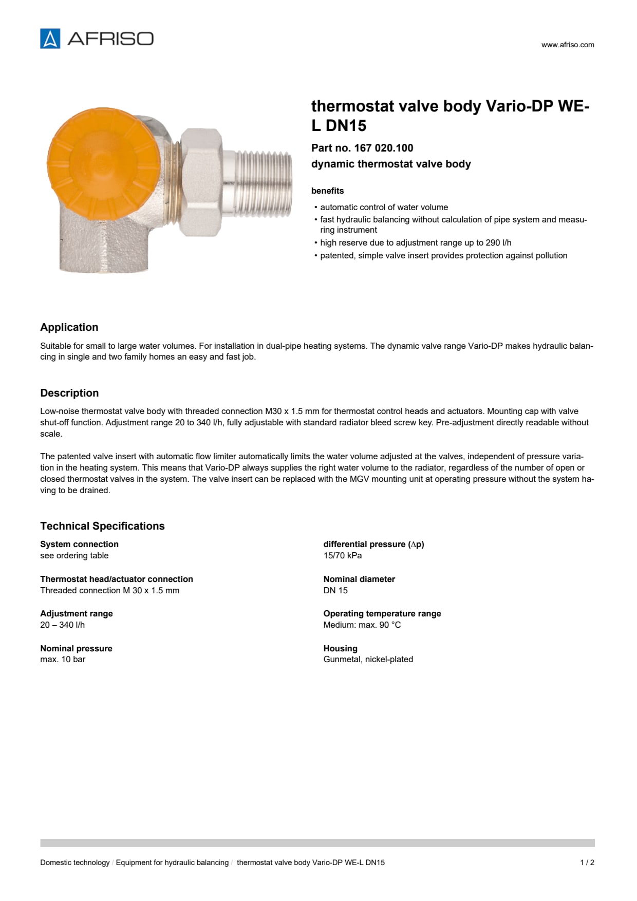 AFRISO_DATA-SHEET_THERMOSTAT-VALVE-BODY_VARIO-DP_WE-L-DN15_167-020-100_ENG_GBR.PDF