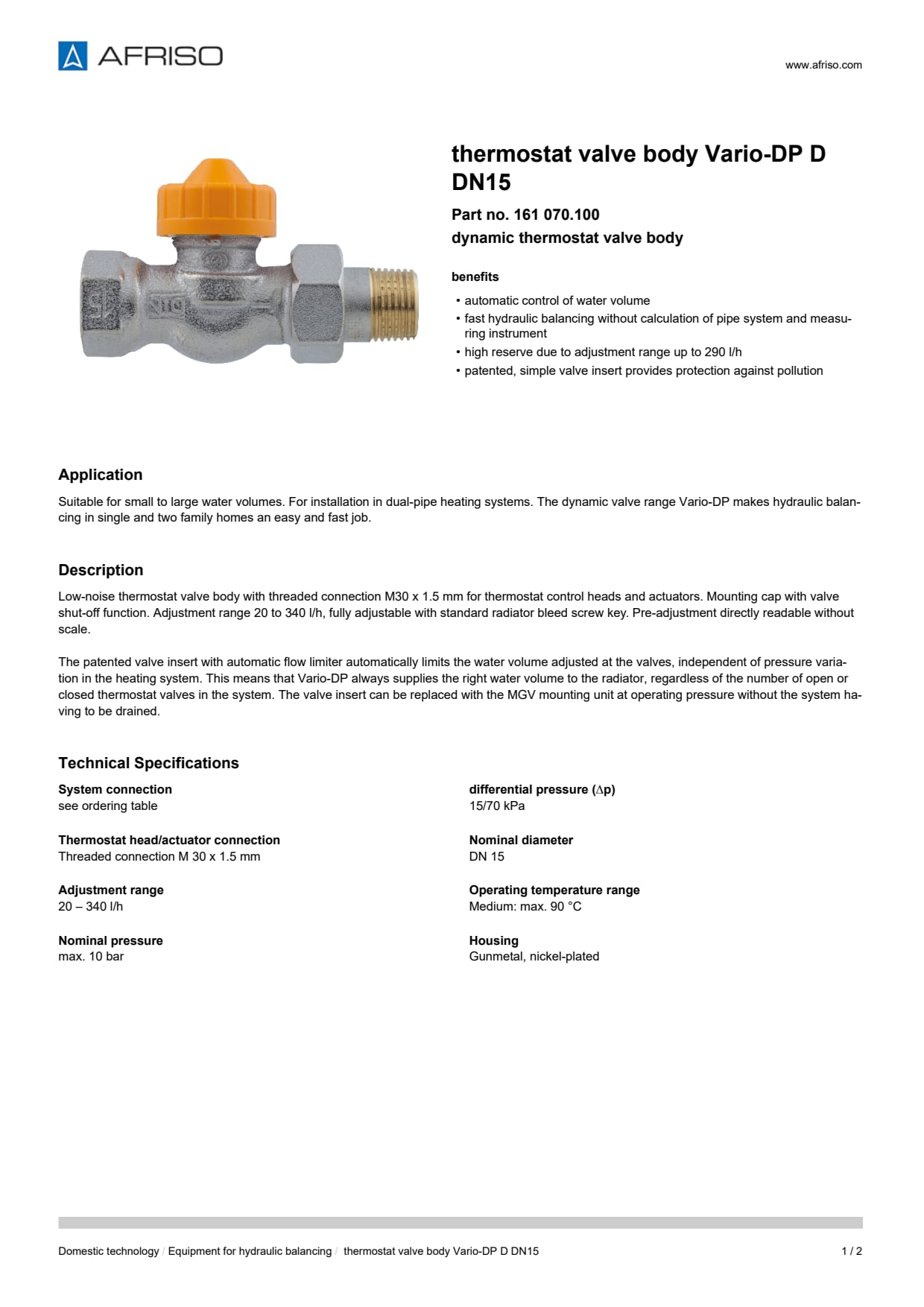 AFRISO_DATA-SHEET_THERMOSTAT-VALVE-BODY_VARIO-DP_D-DN15_161-070-100_ENG_GBR.PDF