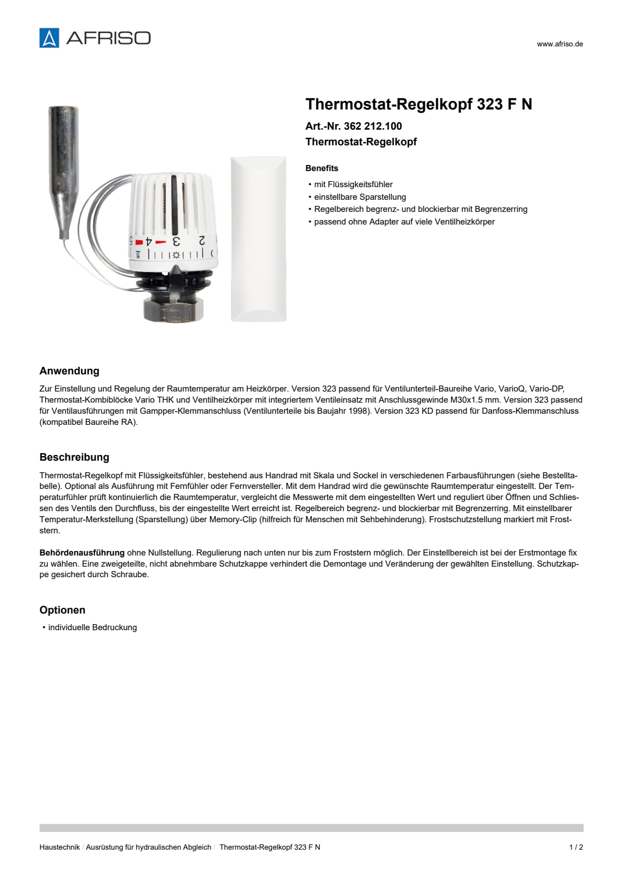 AFRISO_DATENBLATT_THERMOSTAT-REGELKOPF_323-F_N_362-212-100_DEU_CHE.PDF