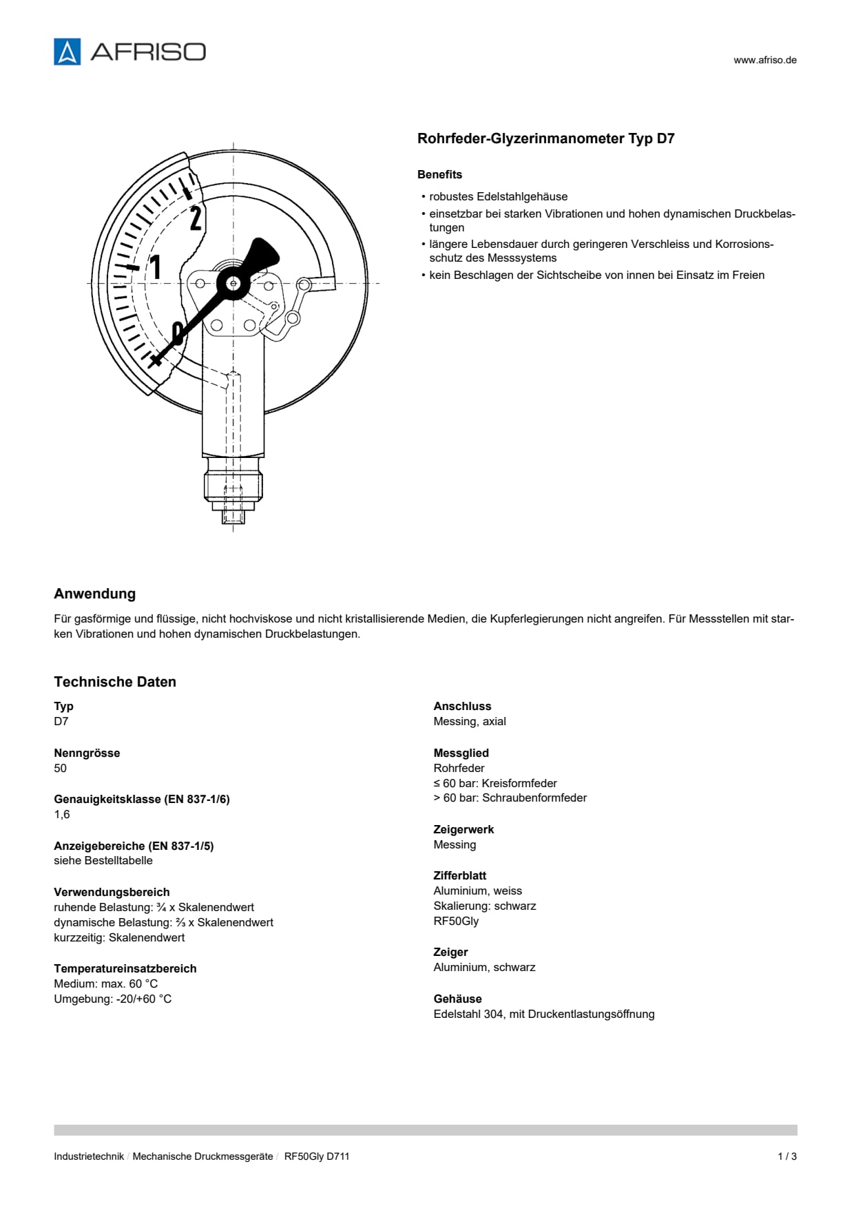 AFRISO_DATENBLATT_ROHRFEDER-GLYZERINMANOMETER-TYP-D7_RF50GLY-D711_P23047_DEU_CHE.PDF