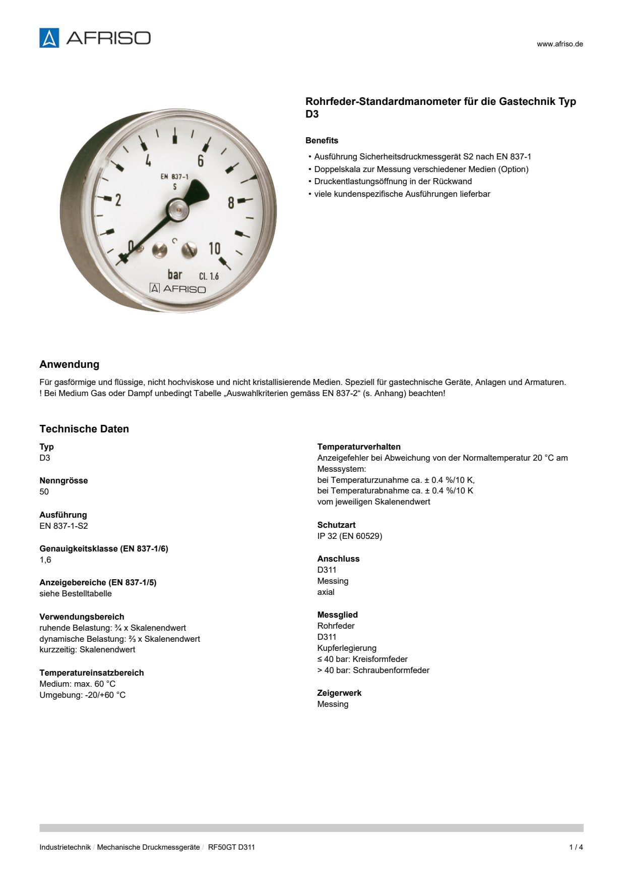 AFRISO_DATENBLATT_ROHRFEDER-STANDARDMANOMETER-FUER-DIE-GASTECHNIK-TYP-D3_RF50GT-D311_P22002_DEU_CHE.PDF