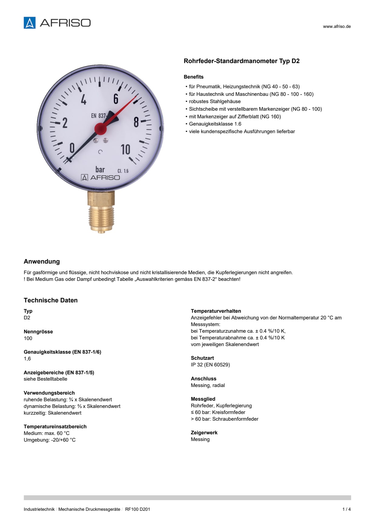 AFRISO_DATENBLATT_ROHRFEDER-STANDARDMANOMETER-TYP-D2_RF100-D201_P21039_DEU_CHE.PDF