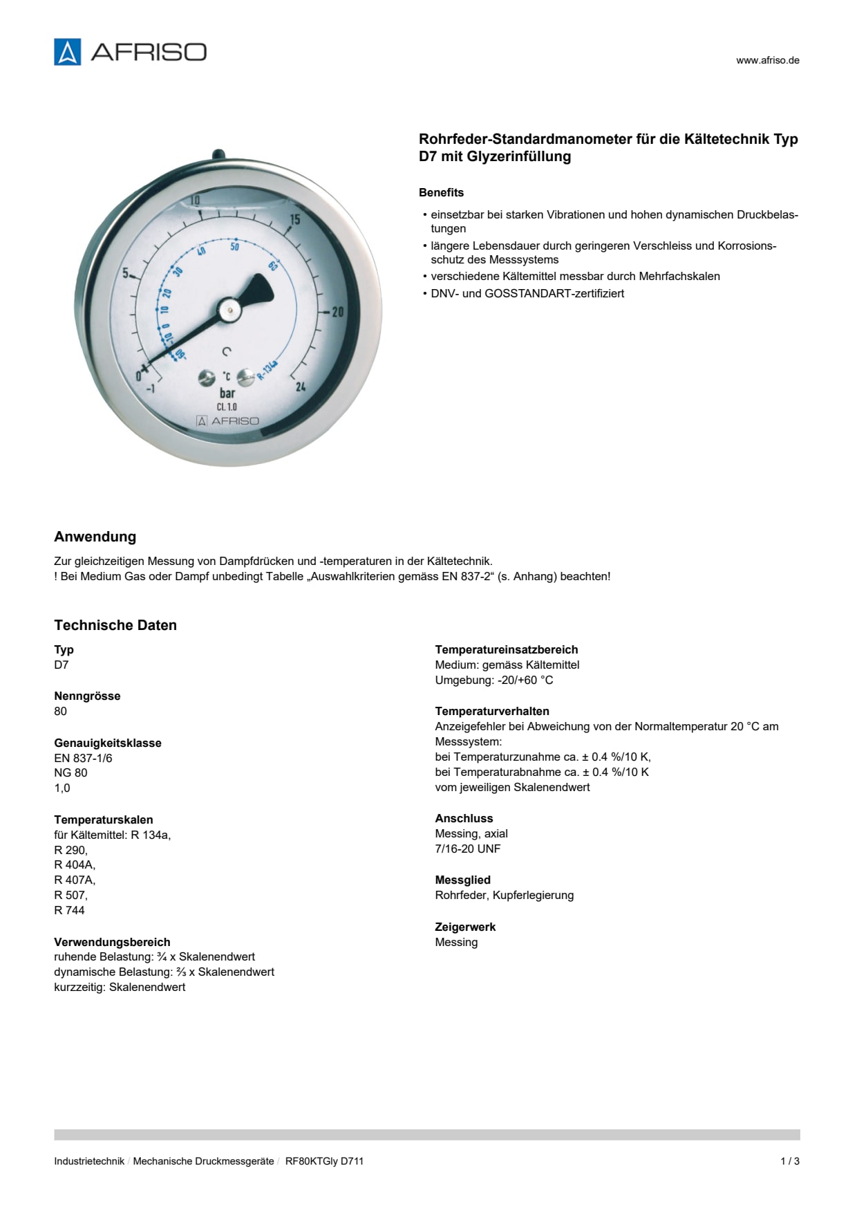 AFRISO_DATENBLATT_ROHRFEDER-STANDARDMANOMETER-FUER-DIE-KAELTETECHNIK-TYP-D7-MIT-GLYZERINFUELLUNG_RF80KTGLY-D711_P23973_DEU_CHE.PDF