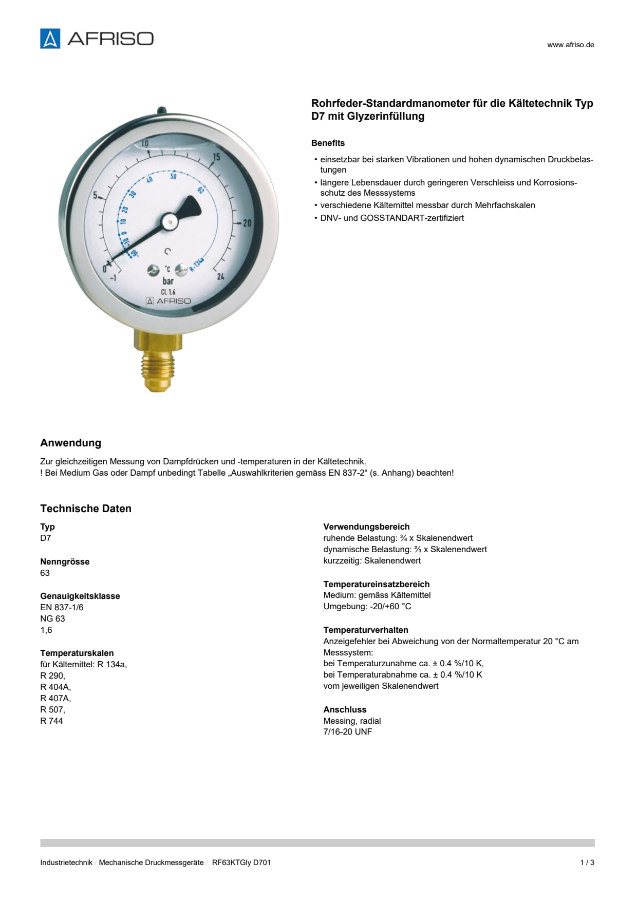 AFRISO_DATENBLATT_ROHRFEDER-STANDARDMANOMETER-FUER-DIE-KAELTETECHNIK-TYP-D7-MIT-GLYZERINFUELLUNG_RF63KTGLY-D701_P23949_DEU_CHE.PDF