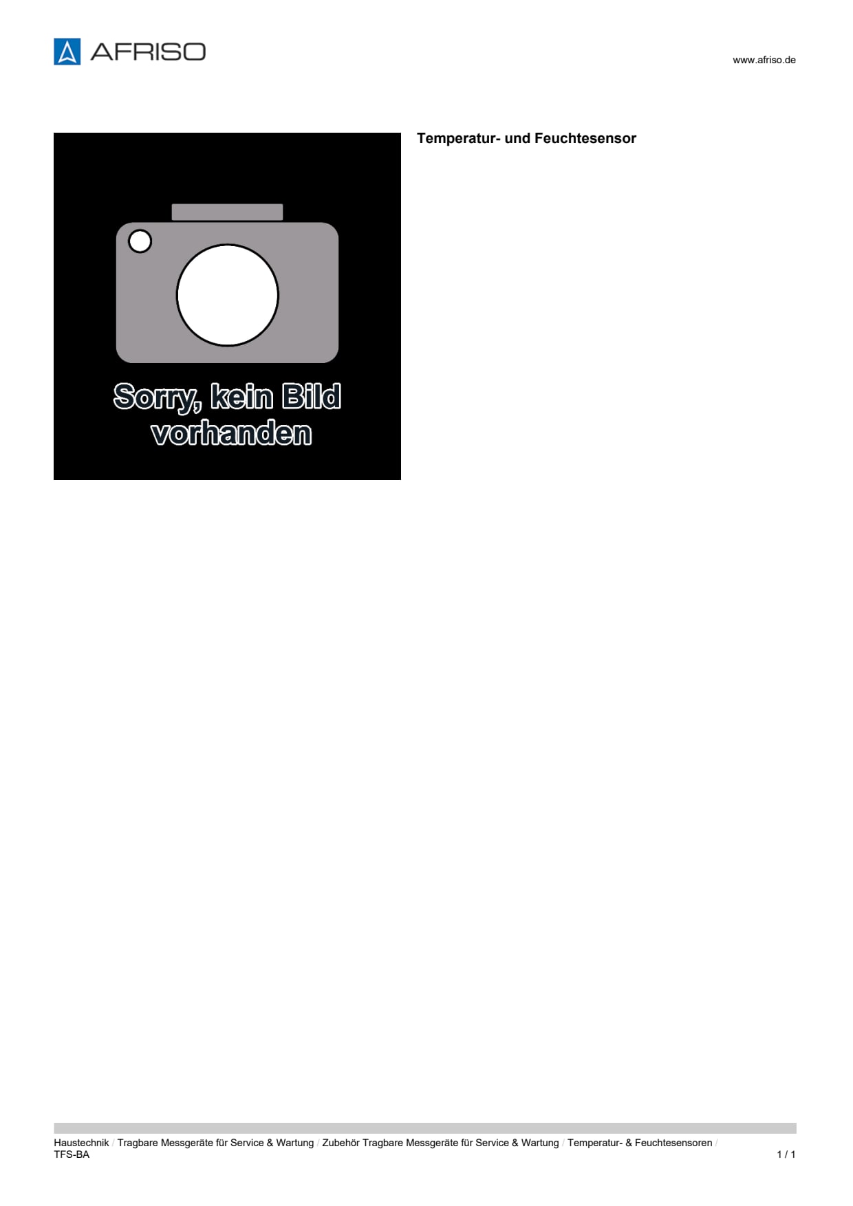 AFRISO_DATENBLATT_TEMPERATUR--UND-FEUCHTESENSOR_TFS-BA_P25408_DEU_CHE.PDF