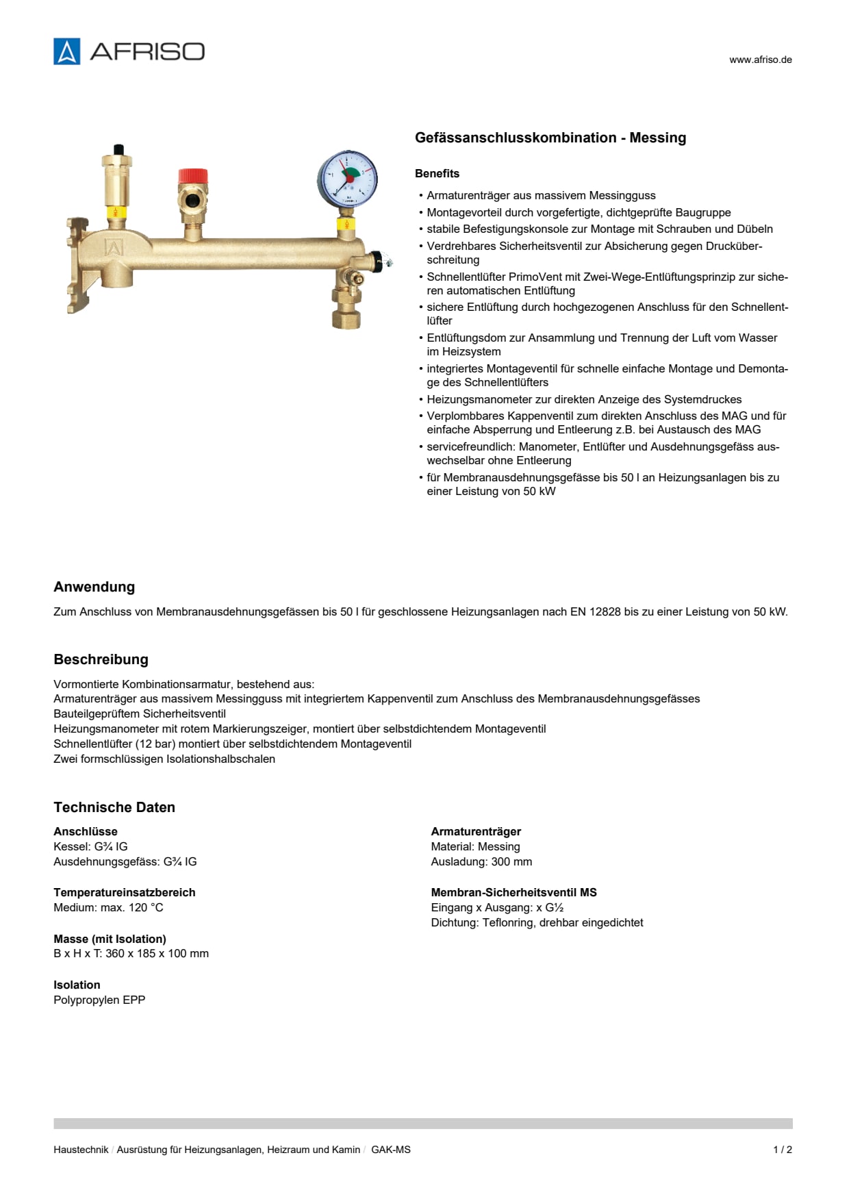 AFRISO_DATENBLATT_GEFAESSANSCHLUSSKOMBINATION--MESSING_GAK-MS_P31729_DEU_CHE.PDF