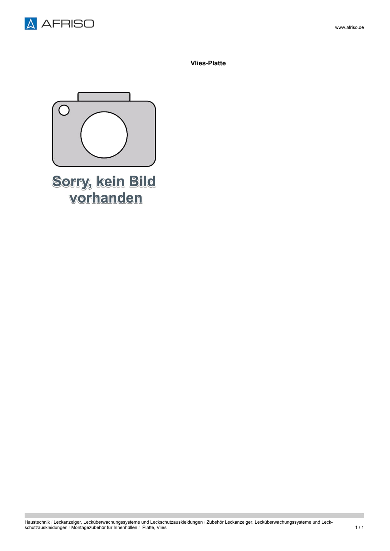 AFRISO_DATENBLATT_PLATTE--VLIES_P32058_DEU_CHE.PDF
