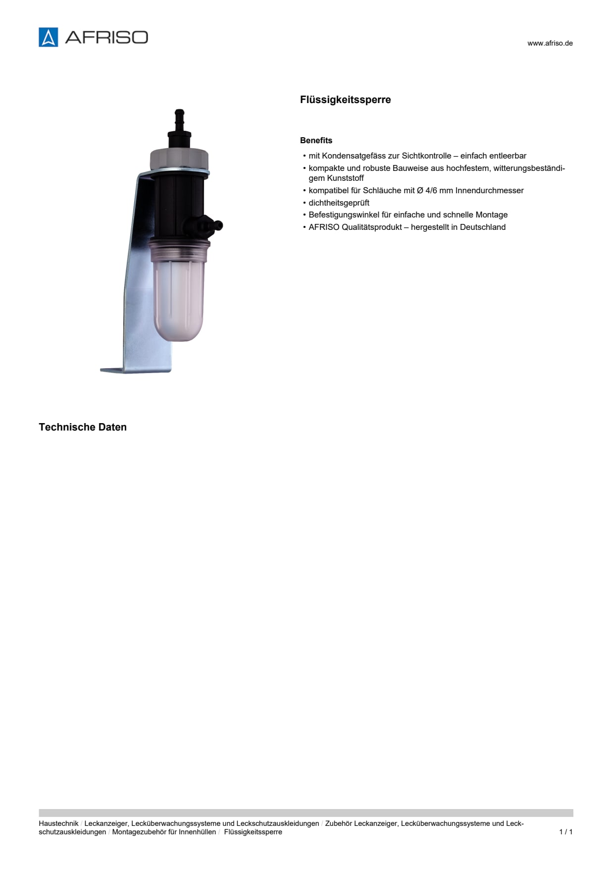 AFRISO_DATENBLATT_FLUESSIGKEITSSPERRE_P32014_DEU_CHE.PDF