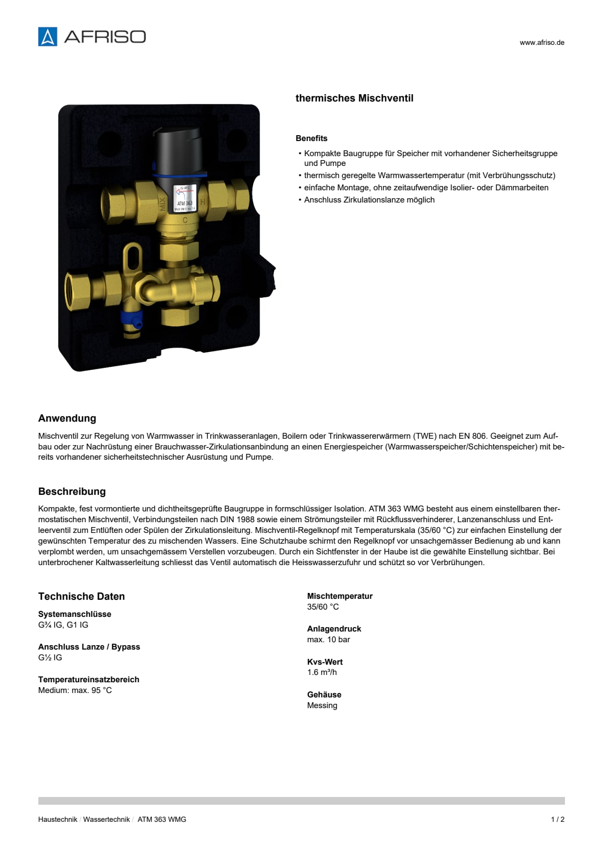 AFRISO_DATENBLATT_THERMISCHES-MISCHVENTIL_ATM-363-WMG_P53653_DEU_CHE.PDF