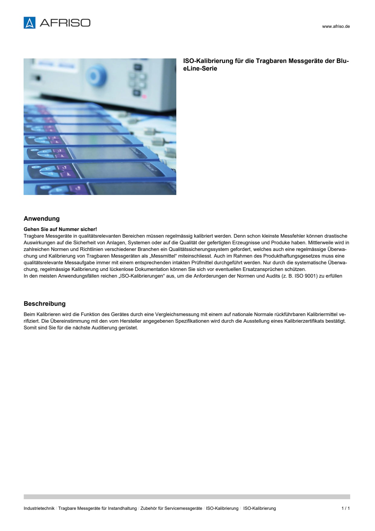 AFRISO_DATENBLATT_ISO-KALIBRIERUNG-FUER-DIE-TRAGBAREN-MESSGERAETE-DER-BLUELINE-SERIE_ISO-KALIBRIERUNG_P54869_DEU_CHE.PDF