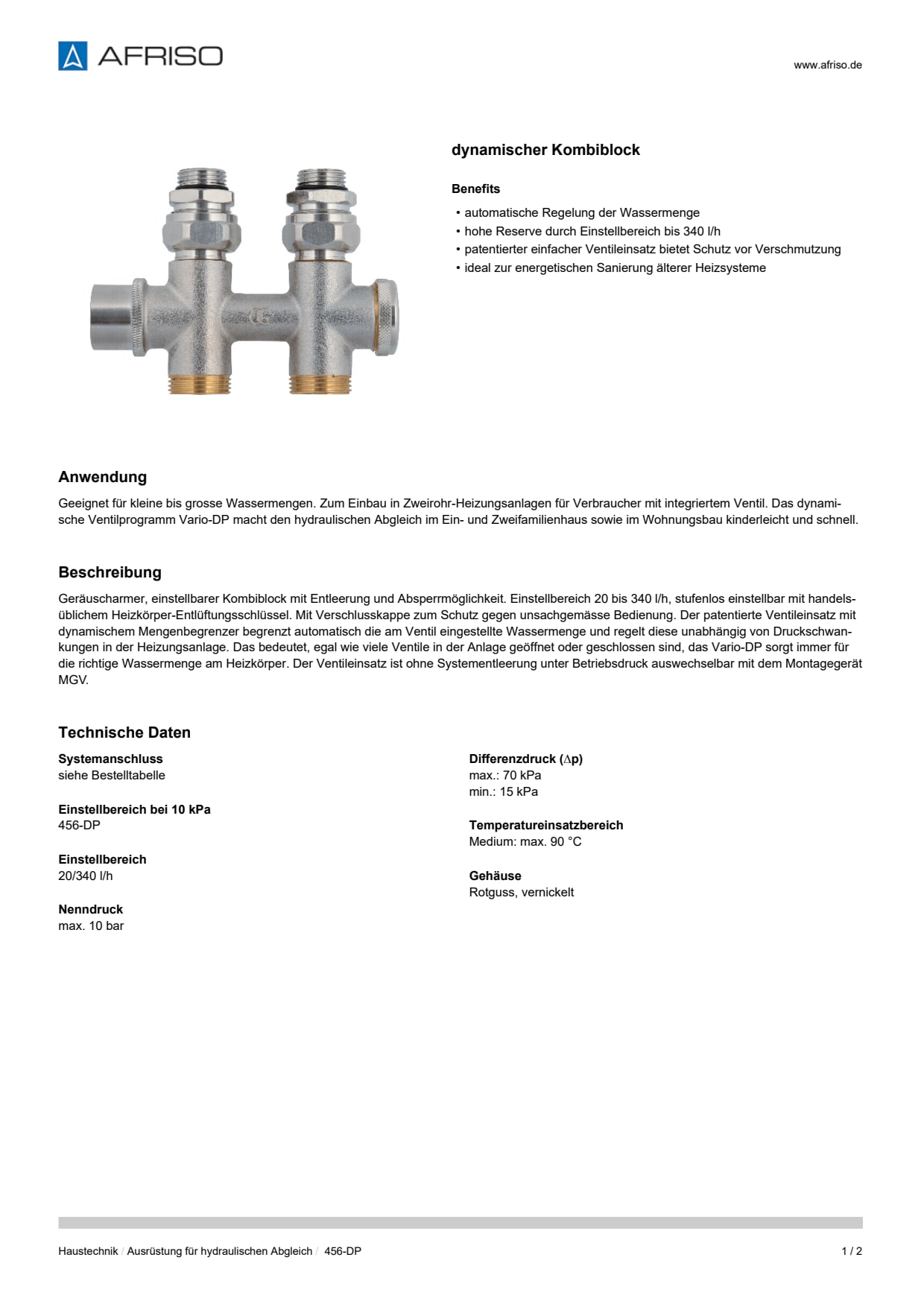 AFRISO_DATENBLATT_DYNAMISCHER-KOMBIBLOCK_456-DP_P60135_DEU_CHE.PDF