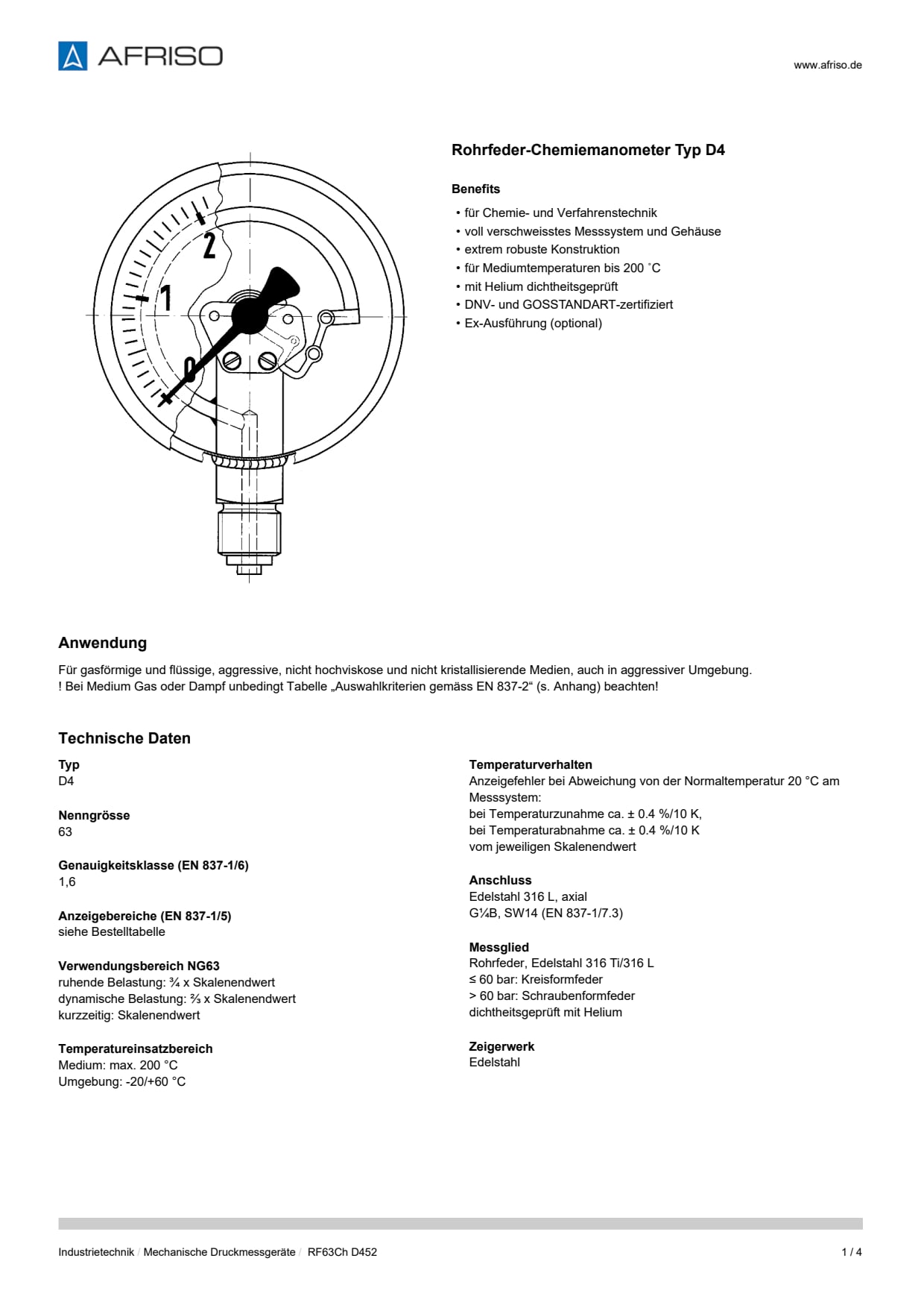 AFRISO_DATENBLATT_ROHRFEDER-CHEMIEMANOMETER-TYP-D4_RF63CH-D452_P63332_DEU_CHE.PDF