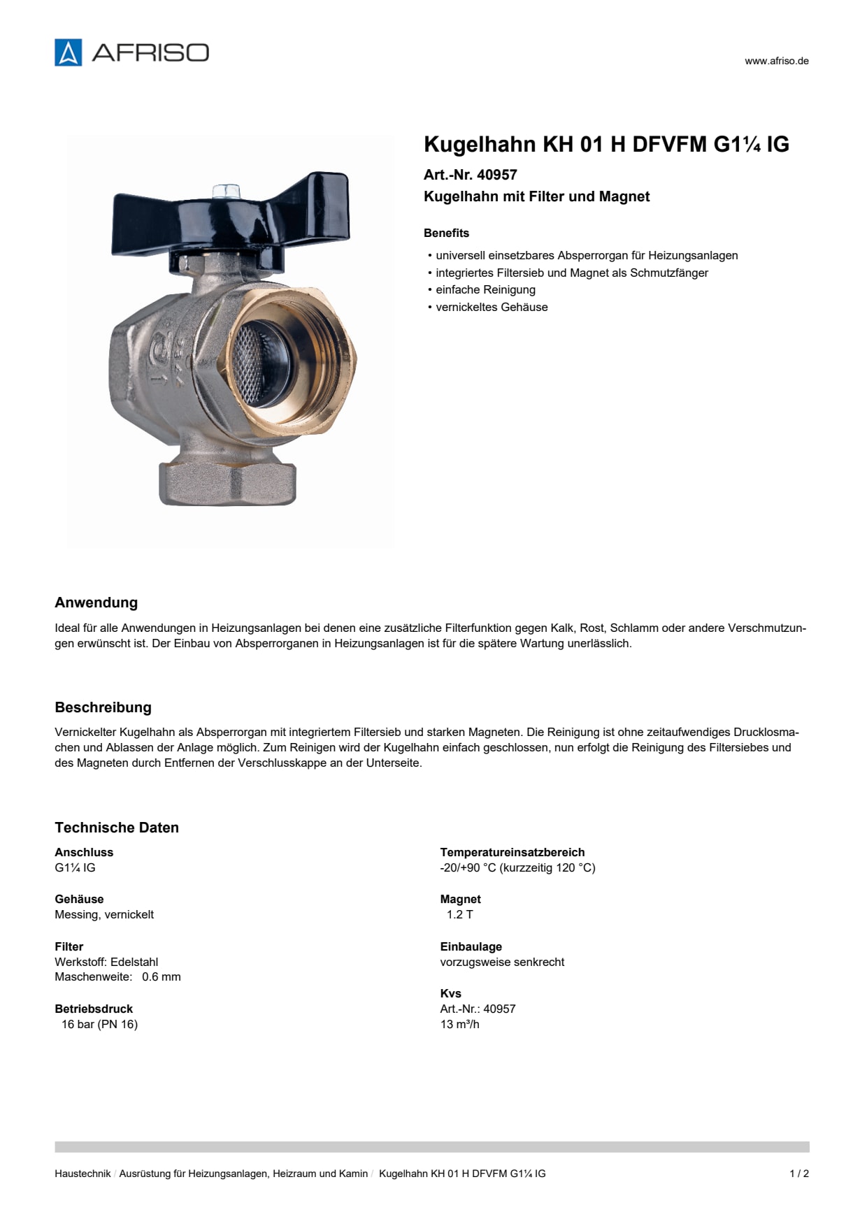 AFRISO_DATENBLATT_KUGELHAHN_KH-01-H-DFVFM_G1-1-4-IG_40957_DEU_CHE.PDF