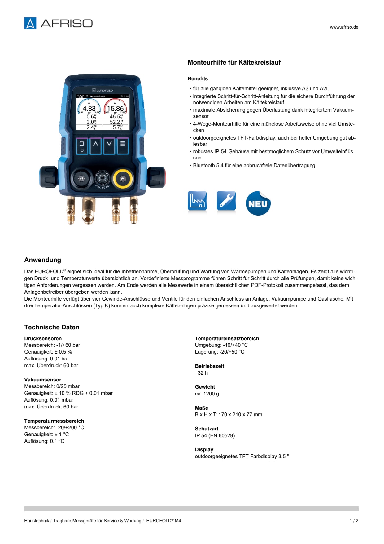 AFRISO_DATENBLATT_MONTEURHILFE-FUER-KAELTEKREISLAUF_EUROFOLD-M4_P79315_DEU_DEU.PDF